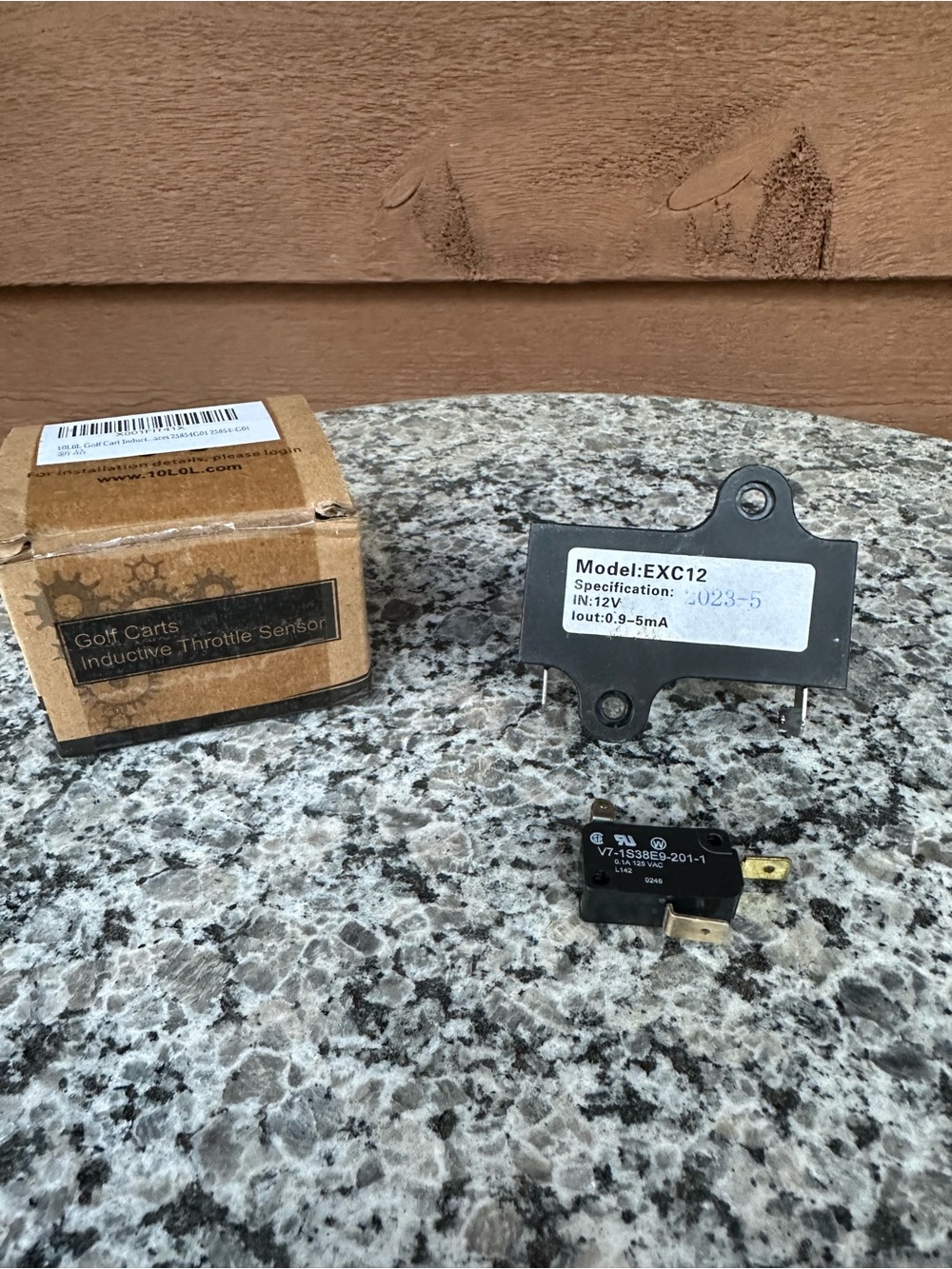 Golf Cart Inductive Throttle
Sensor with Accelerator Micro
Switch